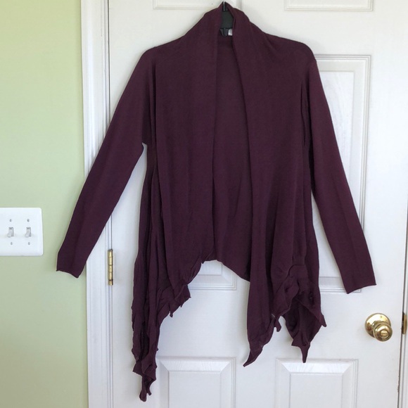 Stella Carakasi Plum long sleeves Open Cardigan - Picture 2 of 5